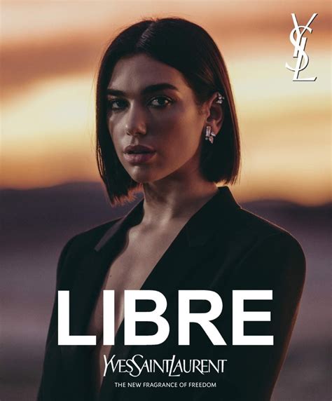 Pub parfum Libre Yves Saint Laurent avec Dua Lipa 